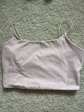 Women’s Light Pink Spaghetti Strap Camisole Top Size small